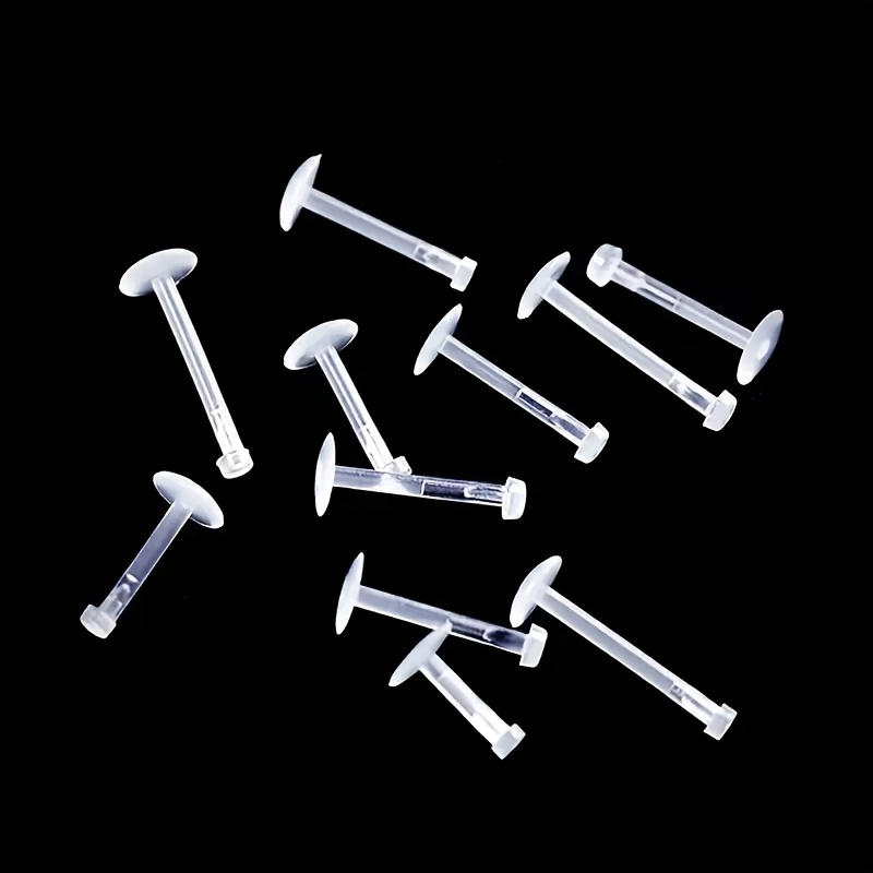 5pcs Unisex Invisible Lip and Nose Studs for Piercing Care